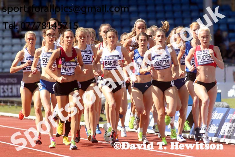 Womens 5000 metres, British World Championship Team Trials, Alexander Stadium, Birmingham